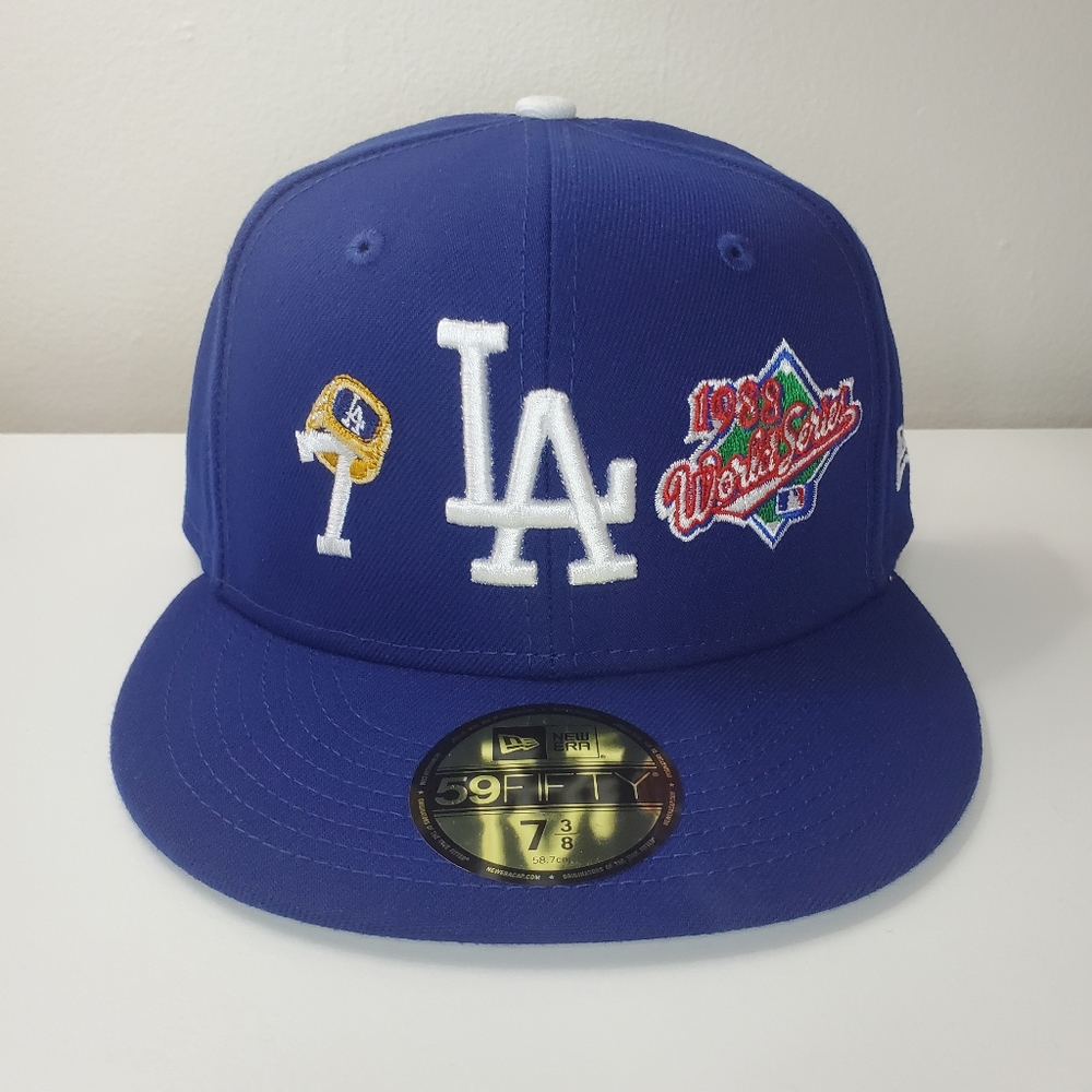 Los Angeles Dodgers New Era MLB Exclusive COUNT THE RINGS 7 3/8